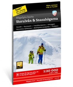 Calazo Högalpin Karta: Storulvån & Snasahögarna 1:20 000