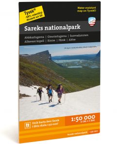 Calazo Sareks nationalpark 1:50 000