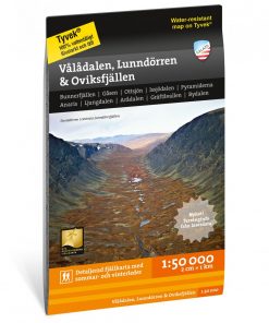 Calazo Vålådalen, Lunndörren & Oviksfjällen1:50 000